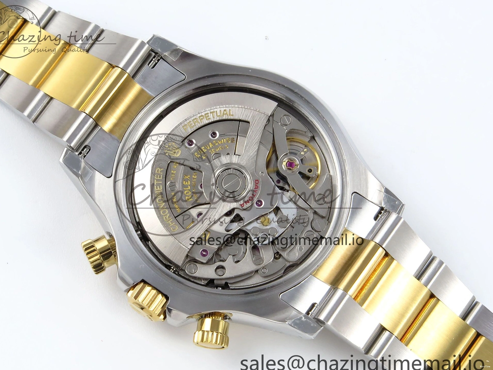 MiroTime 0128 Daytona 126503 QF 1:1 Best Edition Black YG Dial on SS YG Braclet SH4131 V Colorful 719